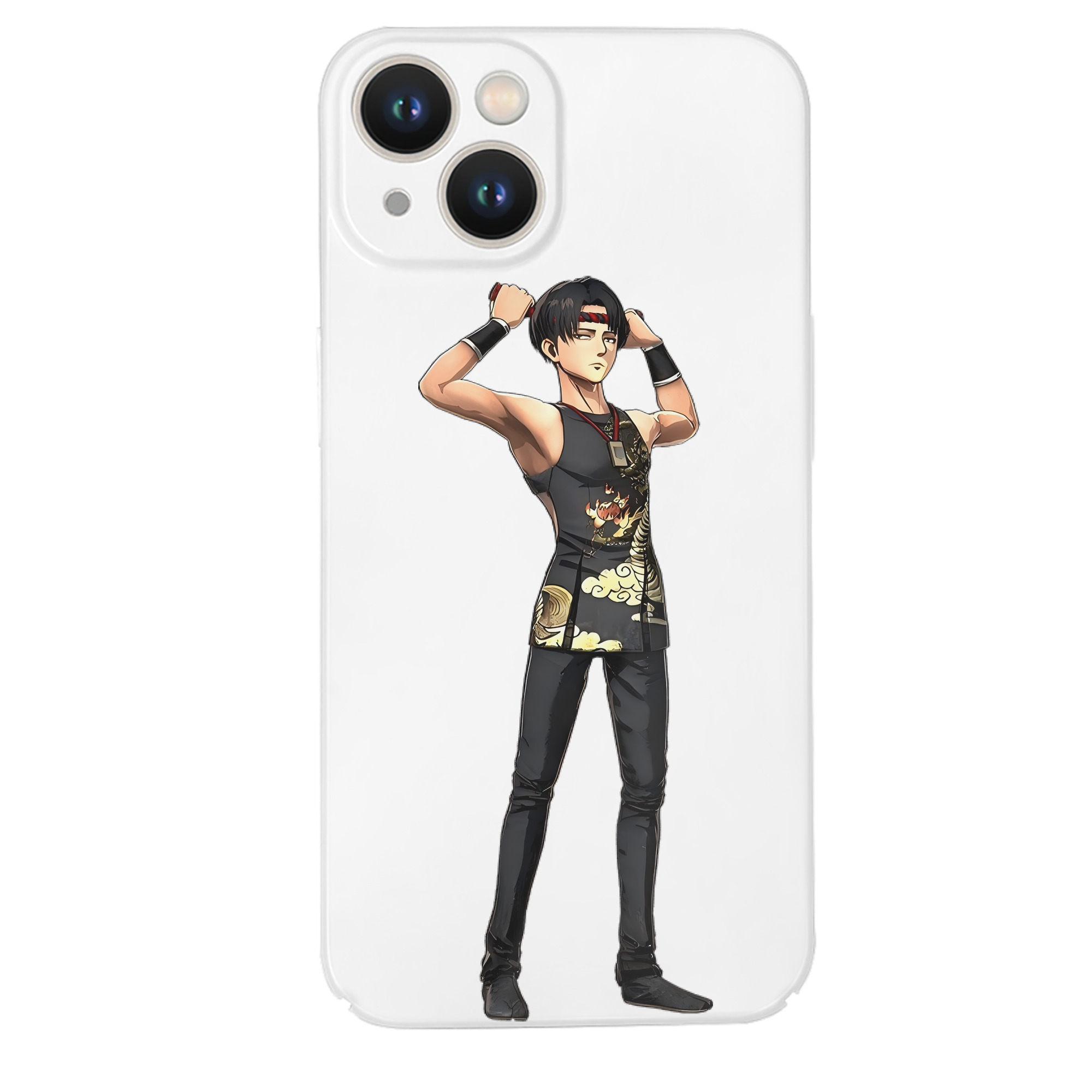 （画像用） 進撃の巨人 リヴァイ·アッカーマン Attack on Titan Levi Ackerman 【iPhone 14シリーズ対応】ハードケース